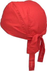 styleBREAKER Bandana Kopftuch, Zandana, Kopfbedeckung, Bikertuch 04023012, Farbe:Rot