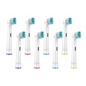 8 Aufsteckbürsten für Oral B Ersatzbürsten Zahnpflege Bürstenköpfe elektrische Zahnbürsten Dentalogix