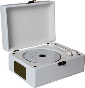 Odtwarzacz płyt z głośnikiem, odtwarzacz płyt w stylu retro z portem USB i pilotem, odtwarzacz płyt CD BT 5.0, płyta U-Disc, gramofon