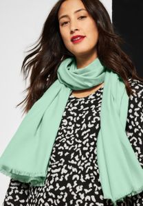 Street One  Cosy Solid Scarf Größe A, Farbe: 14435 clary mint