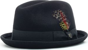 Brixton Gain Fedora Hut, schwarz, XL