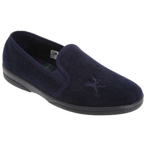 Sleepers pánske papuče Frazer / papuče s motívom leva DF832 (41 EUR) (Navy blue)