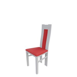 Kuchynská stolička MOVILE 19 - biela / červená