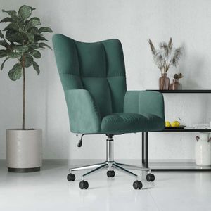 vidaXL Relaxační křeslo Dark Green Velvet vidaXL Relaxační křeslo Dark Green Velvet