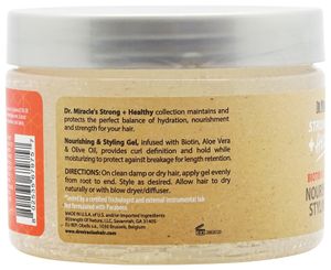 Dr. Miracle's Strong & Healthy Nourishing & Styling Gel with Aloe Vera and Olive Oil