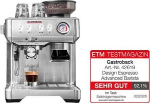 Gastroback Design Espresso Advanced Barista Siebträgermaschine