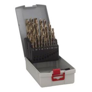 Bosch Metallbohrer-Set HSS-Co mit Box 25 tlg. 1,0-13,0 mm
