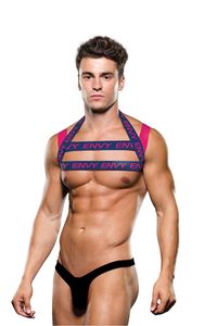 Envy Menswear - ENVY LOGO HARNESS BLUE PINK, M/L