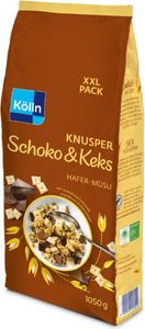 Kölln Müsli Knusper Schoko & Keks, 1050g