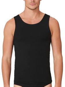 Schiesser Herren Unterhemd Shirt Tank Top Personal Fit - 155346, Größe Herren:5, Farbe:schwarz