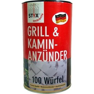 Schmalfuss Styx Grillanzünder Paraffin Würfel Inhalt 100 Stück