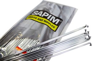 Sapim špice 14G - 300 mm bez nipla oceľ 144 kusov