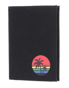 oxmox Geldbörse New Cryptan RFID Protect Kombibörse Rainbow Palms schwarz