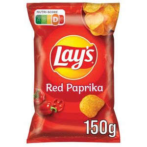 Lay's Classic Red Paprika Chips 150 g Kartoffelchips Mit Originalgeschmack 1 Stück
