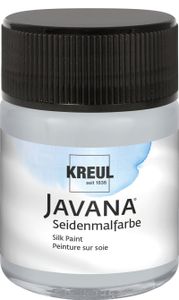 KREUL Javana Seidenmalfarbe, 50 ml Silbergrau