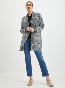 Schwarzer gemusterter Damen Cardigan ORSAY - M