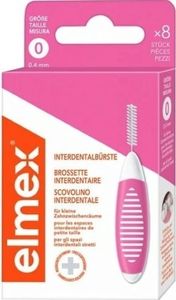 Elmex Interdentalbürsten Iso Gr.0 0,4 mm rosa 8 St Elmex Interdentalbürsten Iso Gr.0 0,4 mm rosa 8 St