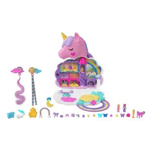 Propagačná hracia súprava Polly Pocket Unicorn Beauty Salon Hkv51 Mattel