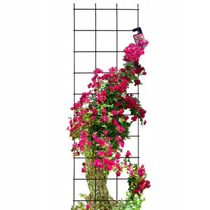 KADAX Rankgitter, Rankhilfe aus Stahl, Wandgitter für Pflanzen, Garten, Balkon, Terrasse, Drahtgitte