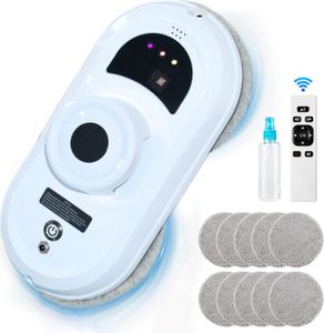 Fensterputzroboter 90W Intelligenter Fensterputzer Fenstersauger, mit Starker Saugkraft