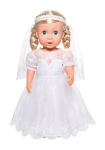 Heless puppenkleidung Brautkleid Mädchen 28-35 cm weiß 3-teilig