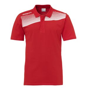 uhlsport Liga 2.0 Polo Shirt rot/weiß 140
