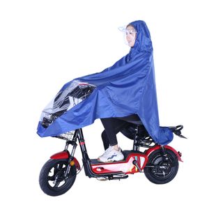 INF Fahrrad-Regenmantel-Regencape-Poncho mit reflektierenden Streifen 4XL