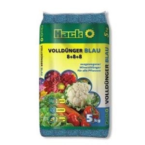 Hack Blaudünger Spezial Universaldünger Obst und Gemüsedünger 5 kg Beutel