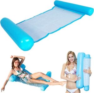 Dumming Sitz Pools Wasserbett Hängematte Mit Mesh Blau