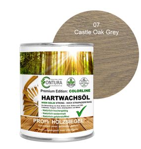Contura 750ml. FARBIGES Hartwachsöl Colorline Premium Hartwachs - 07 Castle Oak Grey