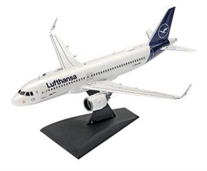 airbus A320 Lufthansa Modell-Bausatz 1:144 weiß 51-teilig