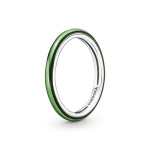 Pierścionek 52 - Srebrny - Pandora ME Laser Green Ring