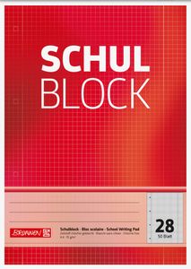 Schulblock A4 Lineatur 28