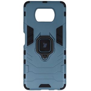 Schutzhülle Bizon Case Armor Ring für Xiaomi Poco X3 / X3 Pro / X3 NFC, Blau