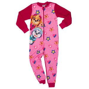 Paw Patrol Jumpsuit für Mädchen - Skye Overall Pyjama Schlafanzug Kinder Mehrfarbig Rosa/Pink, Größe:110-116