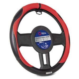 SPARCO Lenkradbezug SPCS128RS 37-38cm PVC Gummi