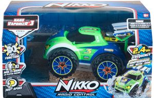 Nikko - Nano VaporizR 3 - Steuerbares Auto - Ferngesteuertes Auto - RC Auto für Kinder - Wasserdicht - 14 x 20 x 13 cm - Neongrün