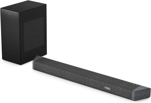Philips TAB7908/10 Soundbar 5.1.2 mit kabellosem Subwoofer | 740W | Dolby Atmos | DTS Virtual:X | Surround Sound | Roku TV Ready Easylink | Fernbedienung | Wandhalterung | Schwarz