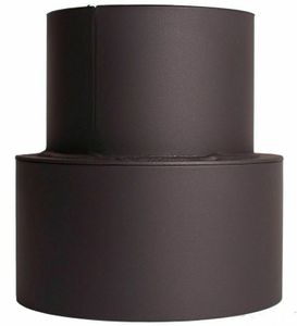 Adapter (Reduzierung) Ofen – Schornstein 130 mm/120 mm/1,5 mm