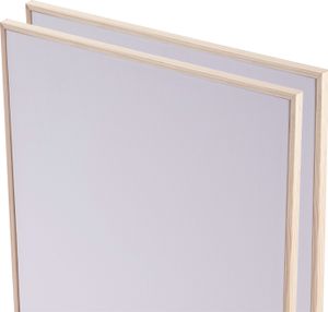 2x KÜNSTLER MALKARTON MIT SCHATTENFUGENRAHMEN 50x60 cm | Leinwand Set