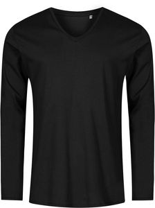 Promodoro Pánske tričko s dlhým rukávom - X.O 1460 Black M