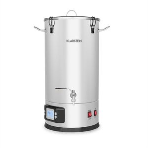 Klarstein Mashfest, 5-dielna sada na varenie piva, 1500/3000 W, 30 l, LCD