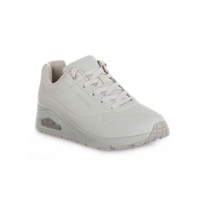 Skechers Uno, coole Damen Synthetik Sneakers, Sportschuhe in offwhite, Air Cooled Memory Foam Fußbett, Skech-Air-Laufsohle