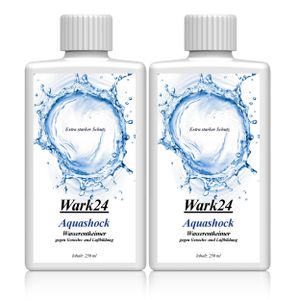 Wark24 Aquashock Wasserentkeimer 250ml - Gegen Geruchs & Luftbildung (2er Pack)