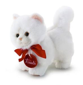 Trudi Cuddle Cat Classic 15 cm weiß, Farbe:weiß