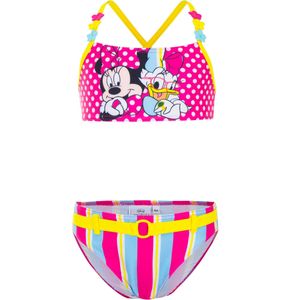 Disney Badeanzug Bikini Disney Minnie Maus Daisy Duck Kinder Mädchen Badeanzug Bikini, Pink / 104