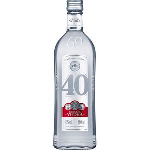 Vodka 40 Crystal Vodka 500 ml | Vodka |500 ml | 40% alkoholu | Toruñskie Wodki Gatunkowe | nápad na dárek | 18+