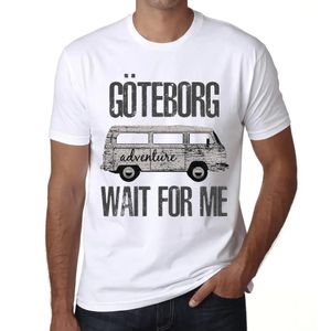 Herren Grafik T-Shirt Abenteuer warten auf mich in Göteborg – Adventure Wait For Me In Göteborg – Öko-Verantwortlich Vintage Jahrgang Kurzarm Lustige