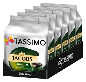 Tassimo Jacobs Krönung, 5er Pack Kaffee T Discs (5 x 16 Getränke)