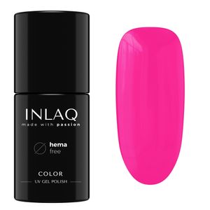 INLAQ® HEMA Free UV Nagellack  6 ml - Gel Nail Polish frei von HEMA - Pastelove Kollektion, Farbe Candy Pink